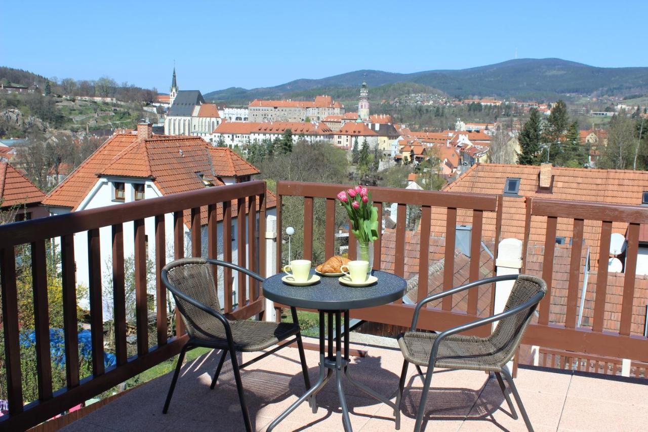 Ubytování s vyhlídkou Cesky Krumlov Exterior foto