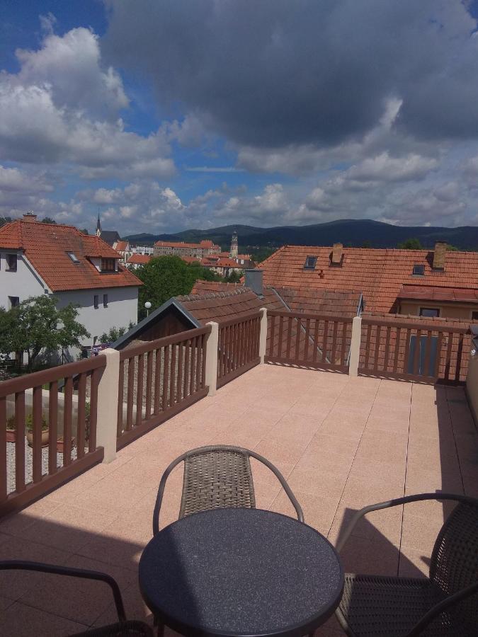 Ubytování s vyhlídkou Cesky Krumlov Exterior foto