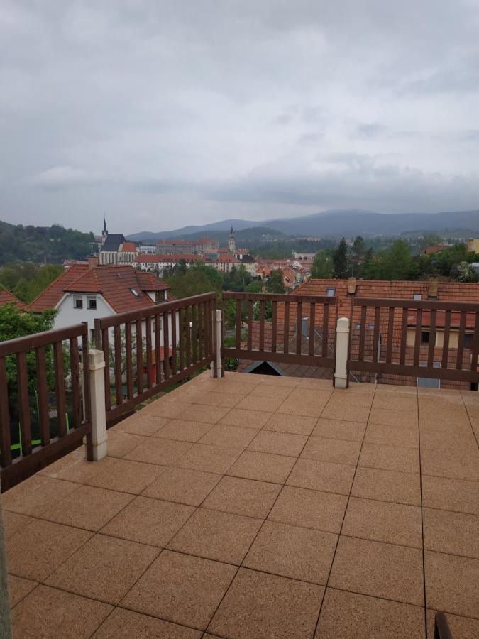 Ubytování s vyhlídkou Cesky Krumlov Exterior foto